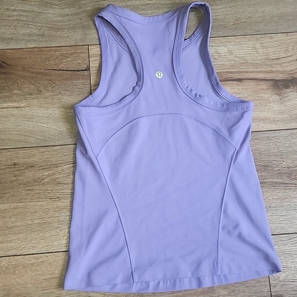 lululemon athletica Purple Fitted Sleeveless Tank Top